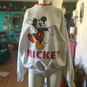 Vintage Mickey Mouse Sweatshirt – Size Large Disney